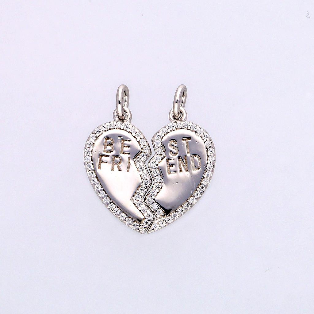 M3814, Pendant Silver 925, White Zircon