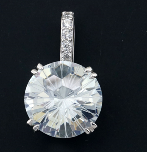 M3743, Pendant Silver 925, White Zircon