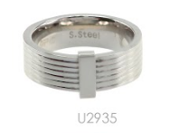 U2935, Ring S. Steel 316L,  Men's Collection