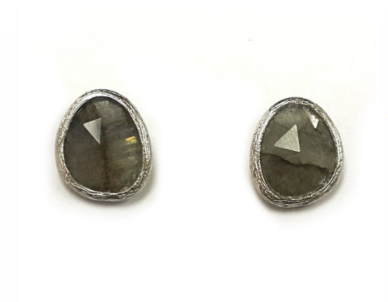 V4632, Earrings Silver 925,  Natural Stone Labradorite