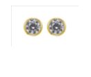 V4756, Earrings Silver 925,  White Zircon