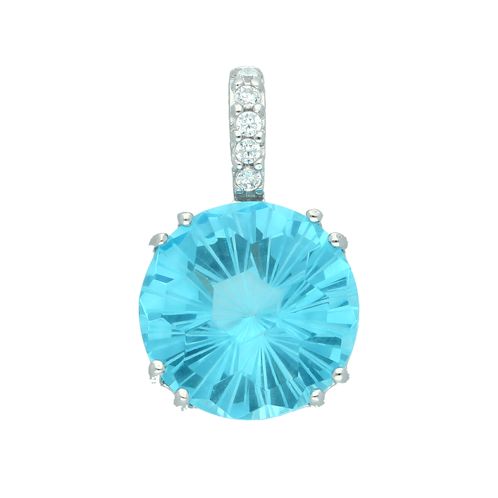 M3698, Pendant Silver 925,  Blue Tiffany