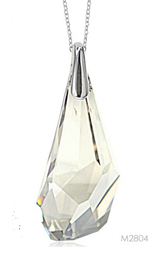 [M2804 Shining Crystals,] M2804, Pendant Silver. 925,  Silver Shade Crystal