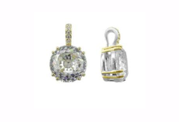 [M3697 Firework,] M3697, Pendant Silver 925,  White CZ,  IPGold