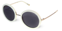 [PP7237 Sunglasses] PP7237, Penelope Sunglasses cream acetate,  IPG,  green color lens
