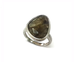 [U3732 Gemstone] U3732, Ring Silver 925,  Natural Stone Labradorite