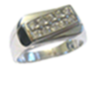 [U3209 Men's Collection] U3209, Ring Silver. 925,  White Zircone