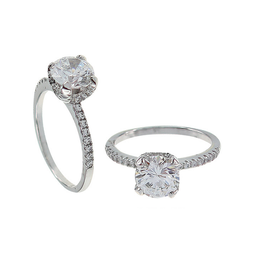 U3168, Ring Silver. 925,  White Zircone,  Micro Pave