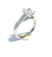 [U3167Engagment] U3167, Ring Silver. 925,  White Zircone,  Micro Pave