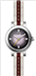 [PE232R Watches] PE232R, Watches Stainless Steel,  bordo strap