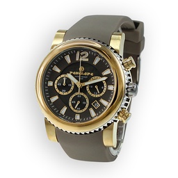 [PE297GB Watches] PE297GB, Watches S. Steel 316l,  IPGold,  grey dial,  silicon strap
