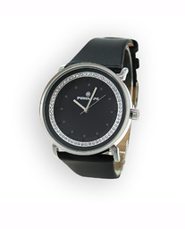 [PE285SZ Watches] PE285SZ, Watches S. Steel case,  black dial,  black leather band