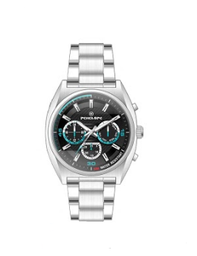 [PE294SW Watches] PE294SW, Watches S. Steel case,  black dial,  steel color band