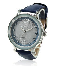 [PE288SB Watches] PE288SB, Watches S. Steel case,  blue & grey dial,  blue leather band