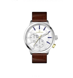 [PE286SG Watches] PE286SG, Watches S. Steel case,  silver white dial,  brown leather band