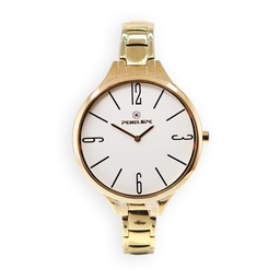 [PE279G Watches] PE279G, Watches S. Steel Quartz, IPGold case&band, white dial