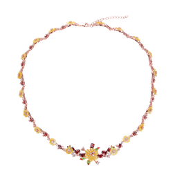 [N5075 Eden] N5075, Necklace Silver 925,  Shell flower