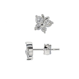 [V5122 Silver & Stones] V5122, Earrings Silver 925, Rhodium Plated