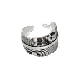 [U4057 Feather] Ring Silver 925