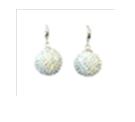 [V3059 Shining Crystals] Earrings Silver. 925, Crystal