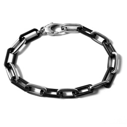 [B2269 Stainless Steel] B2269 Braclet S.Stell with black rodium