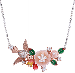 [N4957 Eden] N4957, Necklace Silver 925,  Shell