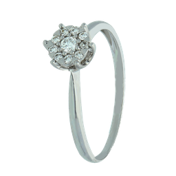 [RGD297104 Gold & Diamond] RGD297104,Ring Gold 18K ,1.4g,Dia 0.16ct,SI,GF