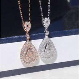 [NGD490163 Gold & Diamond] NGD490163,Necklace,Gold 18K,2.g,Dia0,40ct,SI,GF