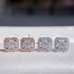[EDG331198 Gold & Diamond] EGD331198,Earrings,Gold 18K,1g,Dia0,20ct,SI,GF