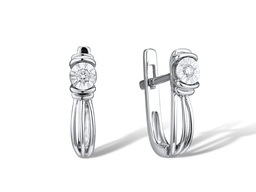[EDG180175 Gold & Diamond DIVY19] EGD180175 Earrings 14K,2g,Dia,0.038ct,SI1,J,2pcs