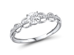 [RGD157152 Gold & Diamond DIVY19] RGD157152 Ring 14K,1.3g,Dia,0.085ct,I,I,J,23pcs