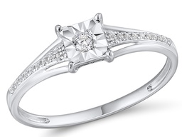 [RGD125155 Gold & Diamond DIVY19] RGD125155 Ring 14K,1.1g,Dia,0.058ct,SI1,J,11 pcs