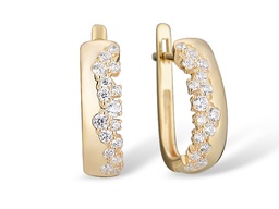 [EDG585187 Gold & Diamond DIVY19] EGD585187 Earrings 14K,3.4g,Dia,0.513ct,I,I,J,32pcs