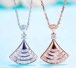 [NGD329129 Gold & Diamond] NGD329129,Necklace Gold 18K,2g,Dia 0.21ct,SI,GF