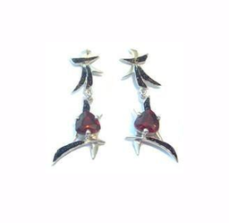 [V3284 Classics] V3284, Earrings Silver. 925,  IPB,  White Zircone Stone