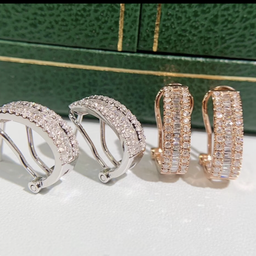 [EDG545196 Gold & Diamond] EGD545196,Earrings,Gold 18K,2.8g,Dia0,50ct,SI,GF