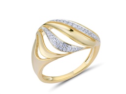 [RGD435166 Gold & Diamond DIVY19] RGD435166 Ring 14K,3.1g,Dia,0.179ct,SI1,J,34pcs