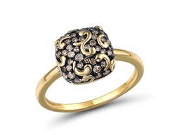 [RGD469172 Gold & Diamond] RGD469172 Ring 14K,2.98g,Brown Diamond,0.442ct,55pcs