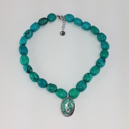 [N4350 Limited Edition] Necklace Silver 925,Tourquoise