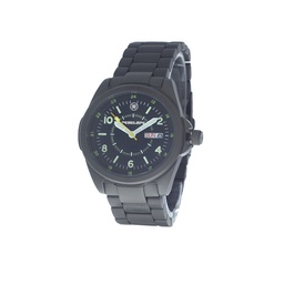 [PE211C Watches] PE211C, Watches,  black case,  titanium strap,  green split 10atm 