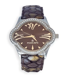 [PE08151K Watches] PE08151K, Watches,  Brown case & strap
