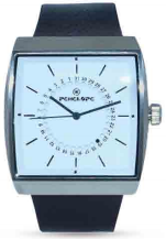 [PE237W Watches] PE237W, Watches S. Steel Quartz,  Steel case,  brown leather strap 