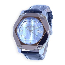 [PE170CF Watches] PE170CF, Watches,  S. Steel Quartz case,  black leather strap