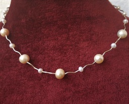 [N5084 Pearl Collection] N5084, Necklace Silver 925, Fresh water pearl 