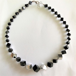 [N5782 Fantasy] N5782,Necklace,Silver 925,Onyx 