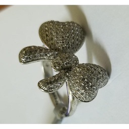 [U3410 Classic] U3410 Ring Silver 925, Zircone Stones  