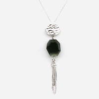 [N2031 Silver & Stones] N2031, Necklaces Silver Crystal 
