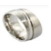 [U3653 Stainless Steel] U3653, Ring S. Steel 316L,  IPGold