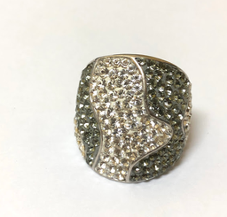 u2547,Ring,Silver,Crystal
