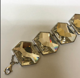 [B1238 Shining Crystals] B1238,Silver,Crystals